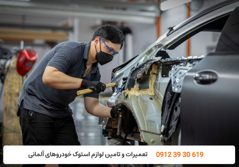 تعمیرگاه کارنج - آموزش صافکاری بنز سواری